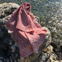 Mijölnir Toalla de playa Fouta Rojo con diseño de alfombra